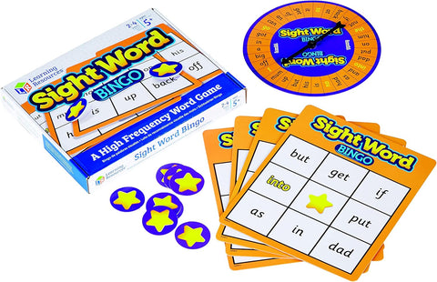 Sight Word Bingo-Games & Toys,Learn Alphabet & Phonics,Learning Resources,Literacy,Literacy Toys,Primary Games & Toys,Primary Literacy-Learning SPACE