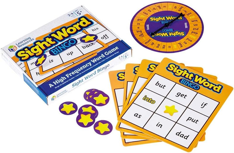 Sight Word Bingo, Learning SPACE