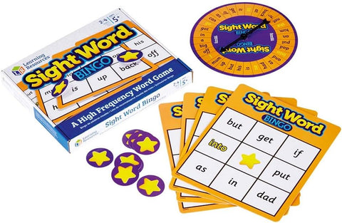 Sight Word Bingo-Games & Toys,Learn Alphabet & Phonics,Learning Resources,Literacy,Literacy Toys,Primary Games & Toys,Primary Literacy-Learning SPACE