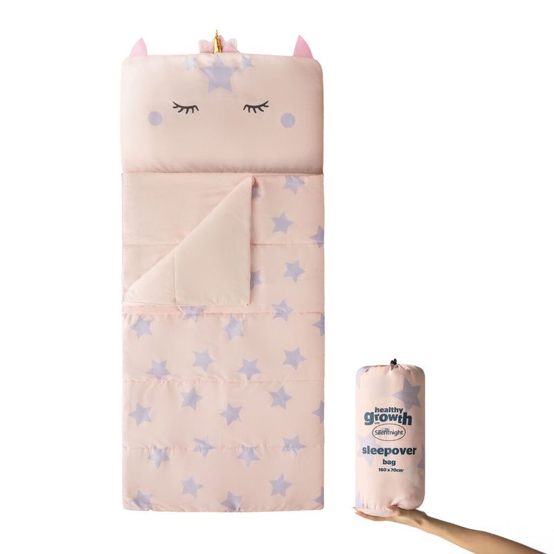 Silentnight All-in-one Sleepover Bag - Unicorn, Learning SPACE