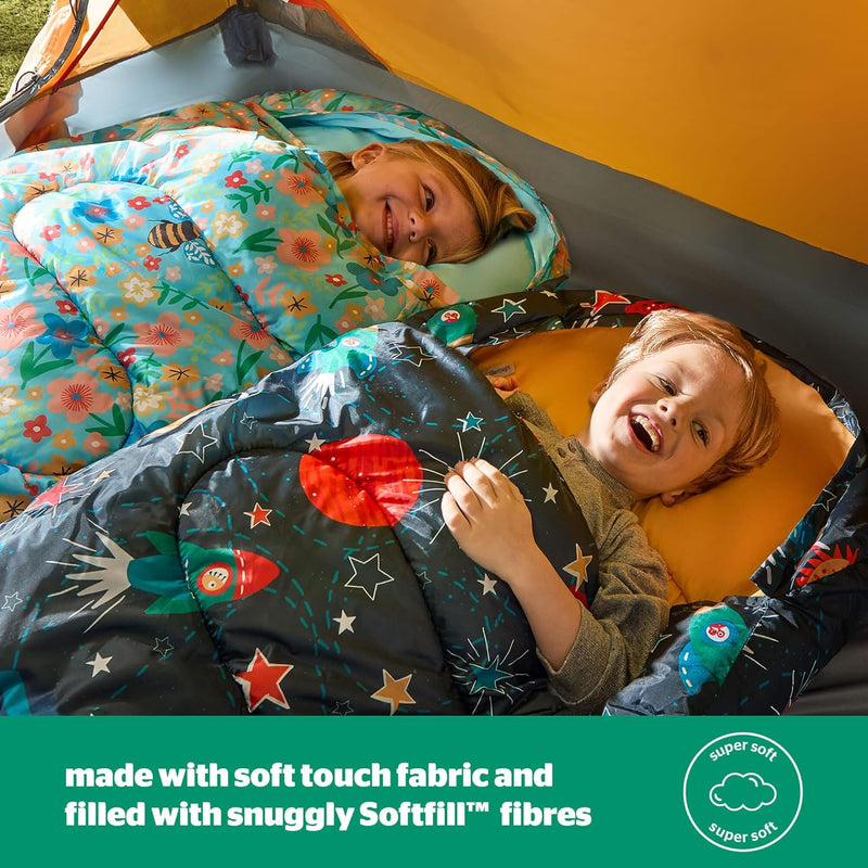Silentnight Kids Sleeping Bag – Floral Bees, Learning SPACE