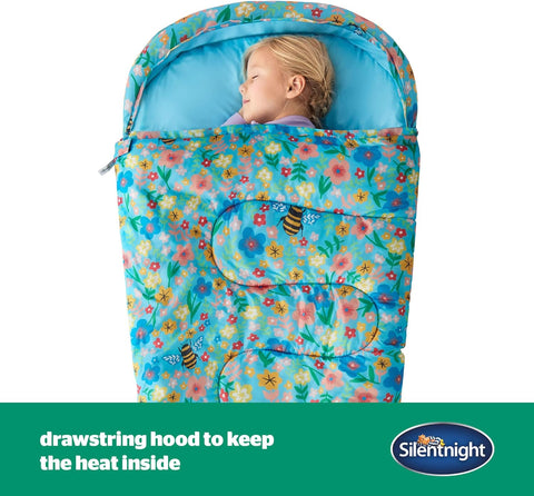 Silentnight Kids Sleeping Bag – Floral Bees, Learning SPACE