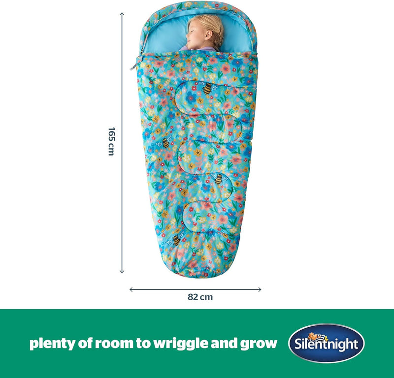 Silentnight Kids Sleeping Bag – Floral Bees, Learning SPACE