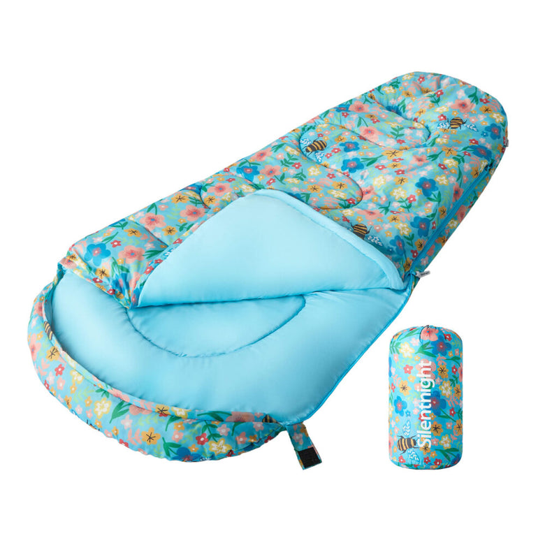 Silentnight Kids Sleeping Bag – Floral Bees, Learning SPACE