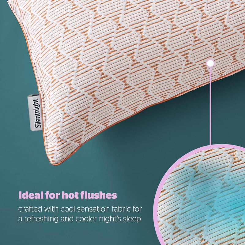 Silentnight Restore Cooling Copper Pillow, Bedding Learning SPACE