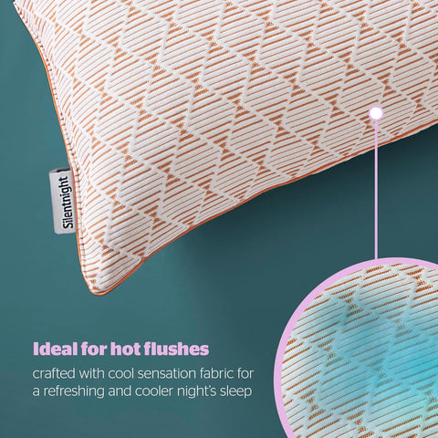 Silentnight Restore Cooling Copper Pillow, Bedding Learning SPACE