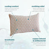 Silentnight Restore Cooling Copper Pillow, Bedding Learning SPACE