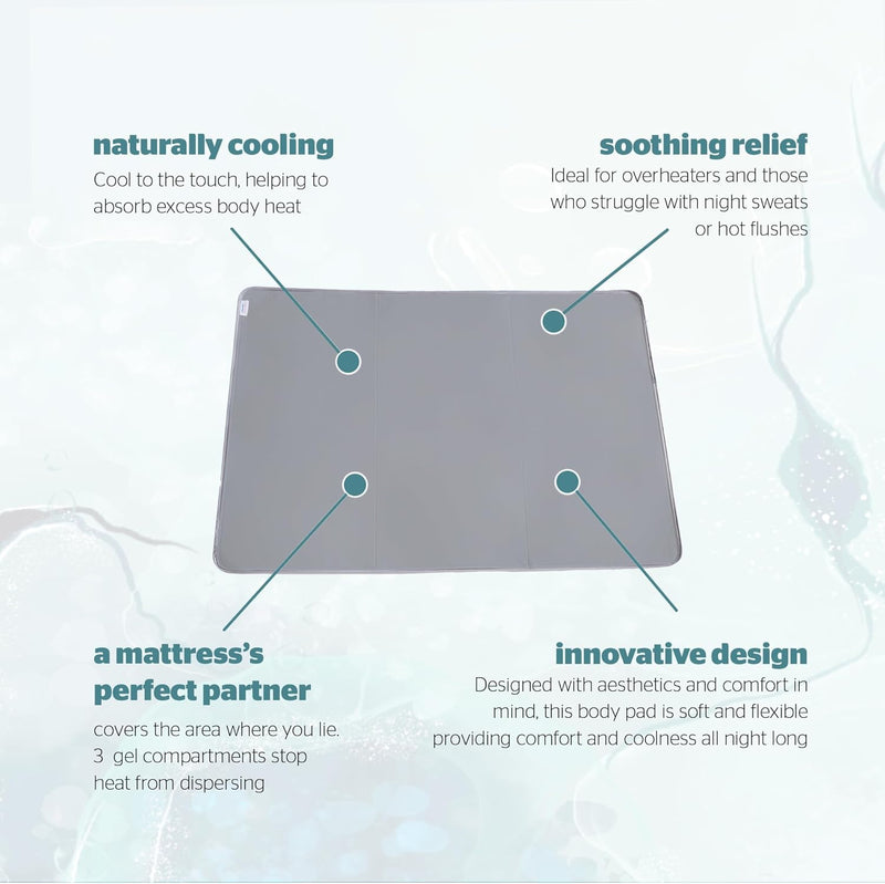 Silentnight Restore Cooling Gel Mattress Pad, Bedding Learning SPACE