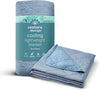 Silentnight Restore Cooling Lightweight Blanket, Blue Blanket Learning SPACE