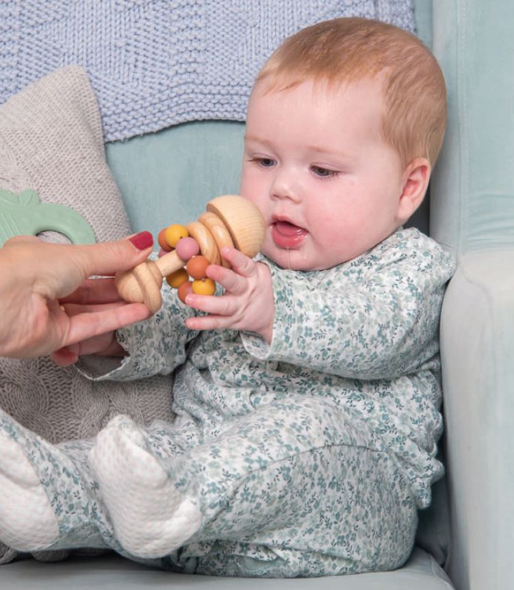 Silisoft Bead Rattle (Earth), Learning SPACE