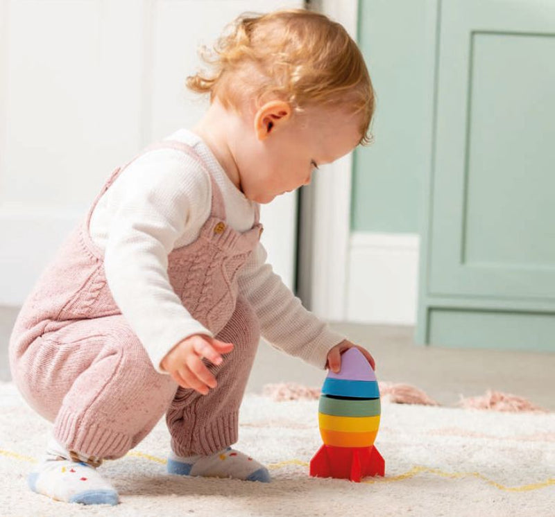 Silisoft Rocket Stacker, Rainbow Learning SPACE