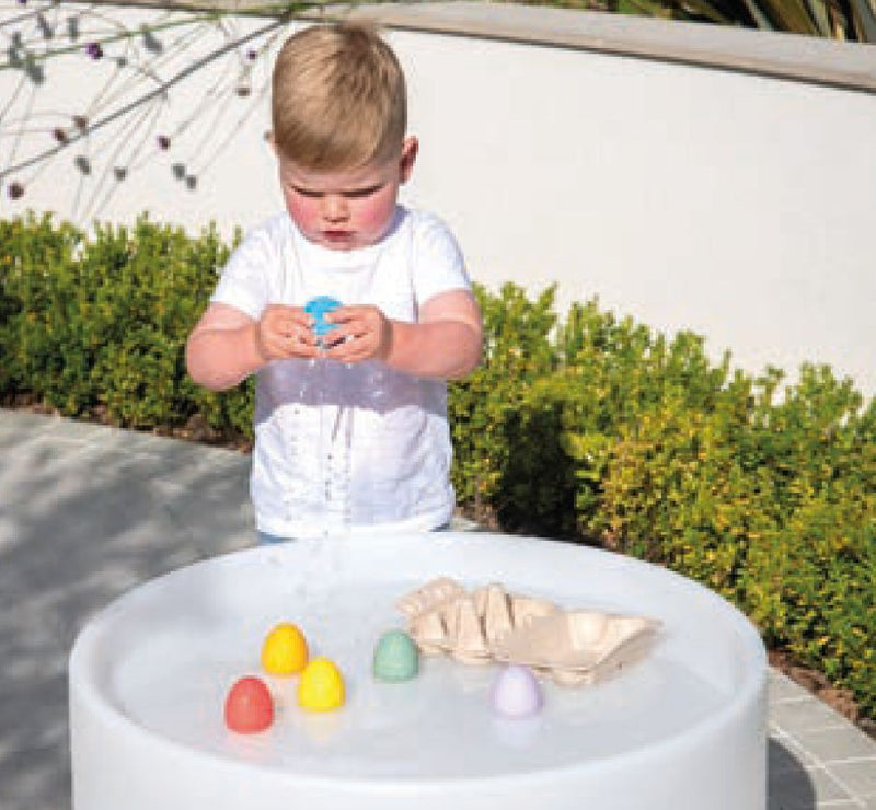 Silisoft Sensory Eggs (Rainbow) - 6 Pack, Learning SPACE