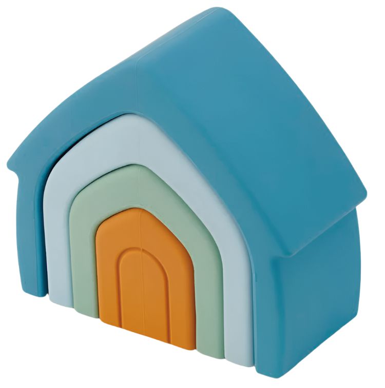 Silisoft Stacking Houses (Neutral), Learning SPACE