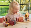 Silisoft Village Blocks (Earth) Ages 12M+, Learning SPACE