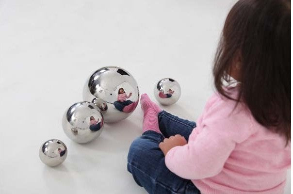 Silver Sensory Reflective Balls, Learning SPACE