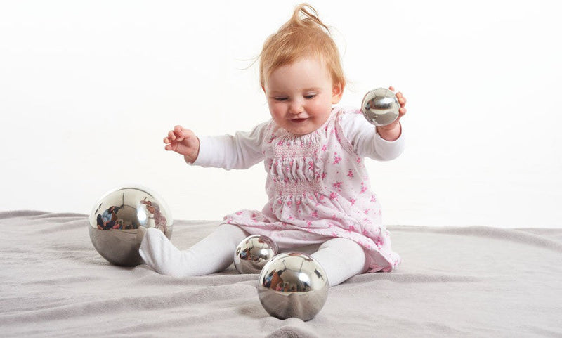 Silver Sensory Reflective Balls, Learning SPACE