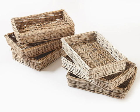 Silvery Padstow Baskets Small (6Pk)-Cosy Direct, Storage, Storage Bins & Baskets, Wellbeing Furniture-Learning SPACE