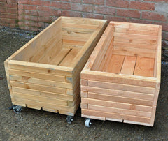 Simple Moveable Long Planters (2Pk)-Cosy Direct, Greenhouses & Planters, Pollination Grant, Sensory Garden-Learning SPACE