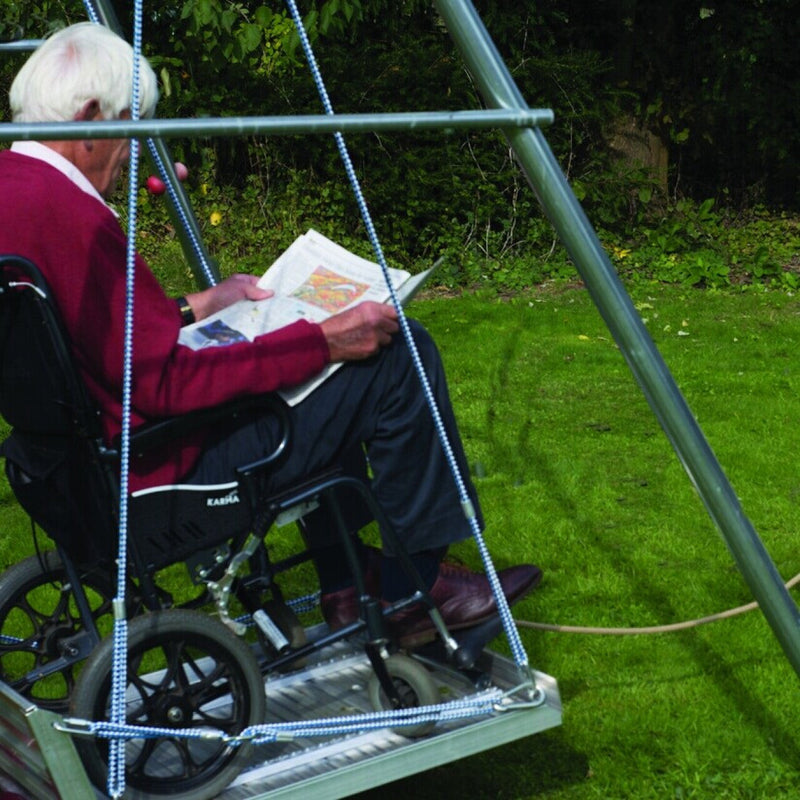 Single Swing Frame (Frame only) - EN1176 Certified, Learning SPACE