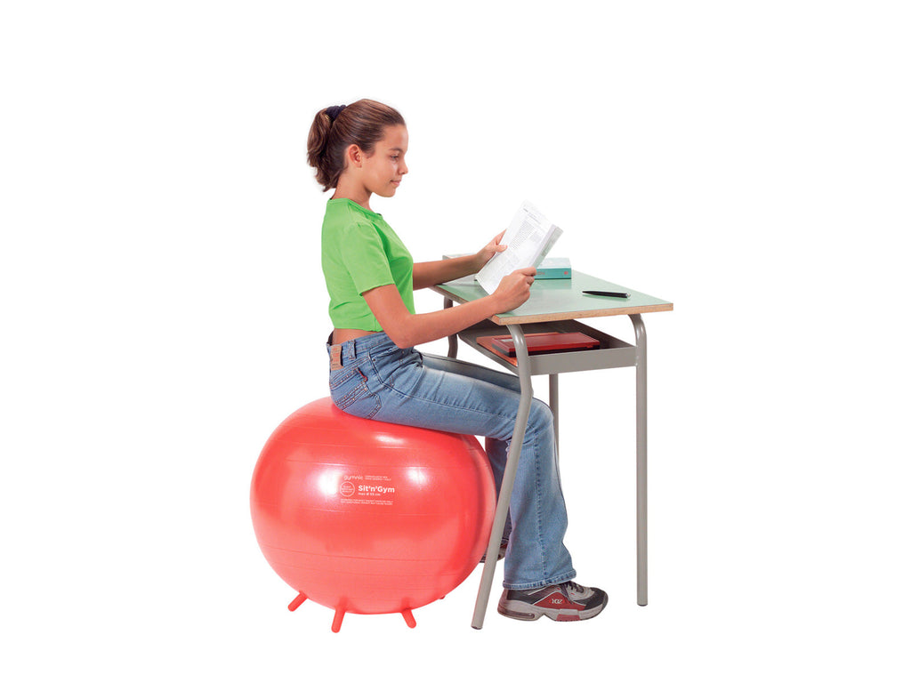 Sit n' Gym - No Roll Physio Ball-ADD/ADHD,Additional Need,AllSensory,Balancing Equipment,Calming & Anxiety,Dyspraxia,excell2,Gross Motor and Balance Skills,Gymnic,Helps With,Movement Breaks,Movement Chairs & Accessories,Physio Balls,Proprioceptive,Seating,Sensory & Physio Balls,Sensory Processing Disorder,Sensory Room Furniture,Teen Sensory Weighted & Deep Pressure,Vestibular,Wellbeing Furniture-55cm-89.55-Learning SPACE