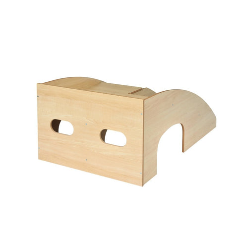 Slide N Hide - Childrens Wooden Climbing Frame-Baby Climbing Frame,Baby Slides,Children's Wooden Seating,Cosy Direct,Sensory Climbing Equipment,Wooden Toys-Learning SPACE