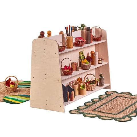 Slim Double Sided Healdswood Shelf-Cosy Direct,Shelves,Storage,Wellbeing Furniture-Learning SPACE