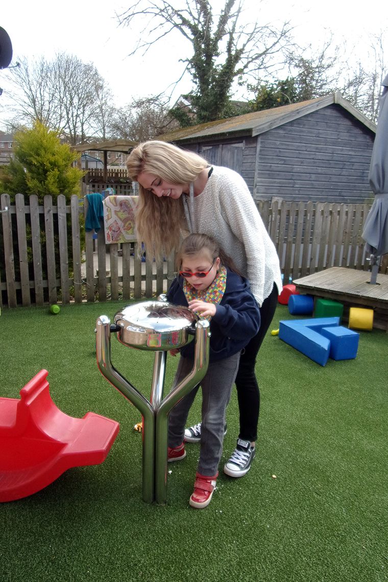 Small Babel Drums - Sensory Garden Musical Instrument, Learning SPACE