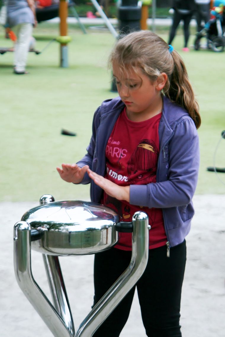 Small Babel Drums - Sensory Garden Musical Instrument, Learning SPACE