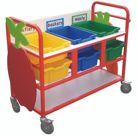 Small Basic Waste Clearing Trolley-Catering & Clearing,Dropship,School Trolley,Trolleys-Learning SPACE