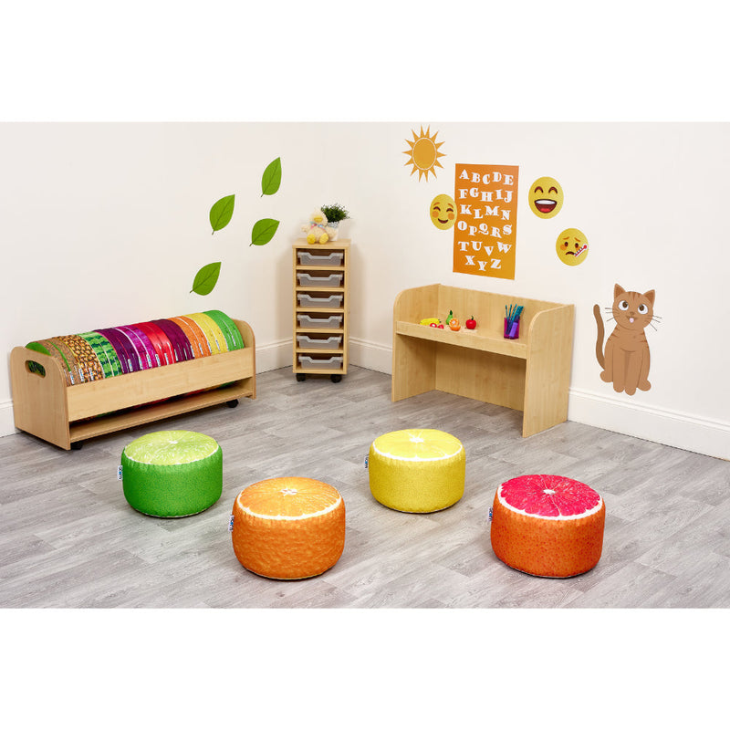 Small Citrus Fruit Pod Seats, Learning SPACE