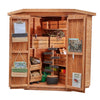Small Corner Walk In Shed-Cosy Direct,Cosy Outdoor,Sheds,Wellbeing Furniture-Learning SPACE