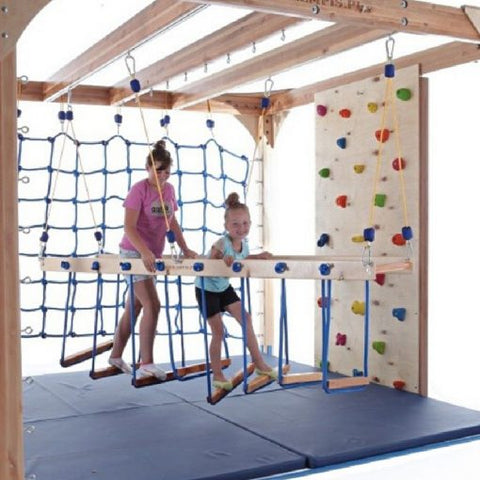 Small Footbridge for Therapeutic Sensory Balance Exercises-Additional Need,Gross Motor and Balance Skills,Helps With,Indoor Swings,Movement Breaks,Playlearn,Proprioceptive,Stock,Vestibular-Learning SPACE