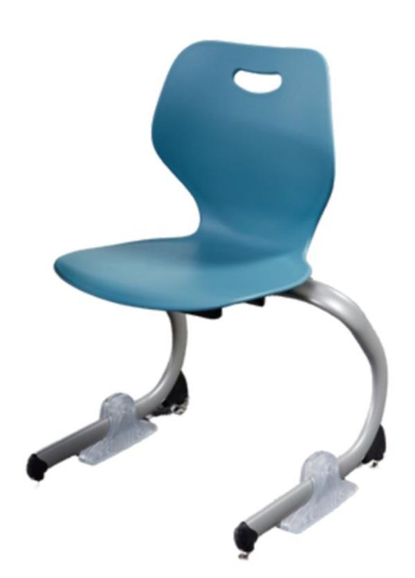 Small Intellect Wave Rocker Chair - Chrome Surfs Up, Learning SPACE