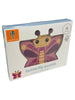 Small Wooden Butterfly Puzzle Toy - 4 Chunky Pieces, Learning SPACE