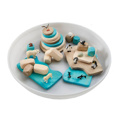 Small World Ice Scene Set (20Pk)-Cosy Direct,Imaginative Play,Small World,Wooden Toys-Learning SPACE