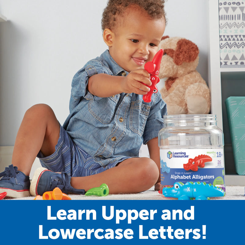 Snap-n-Learn™ Alphabet Alligators, Learning SPACE