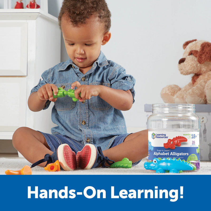 Snap-n-Learn™ Alphabet Alligators, Learning SPACE
