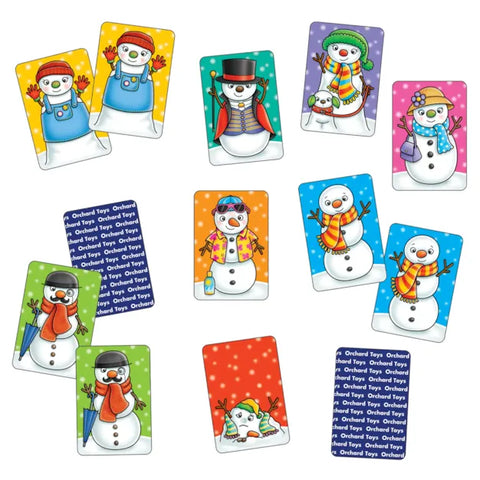 Snowman Snap Matching Game-Calming & Anxiety,Christmas,Christmas 2025,communication,Matching,Stocking Stuffers,Table Top & Family Games-Learning SPACE