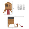 Snug Playhouse - Optional Tower With Slide or Activity Set-Dropship,Forest School & Outdoor Garden Equipment,Mercia Garden Products,Outdoor Playhouse,Play Houses,Playground Equipment,Playhouses-Learning SPACE