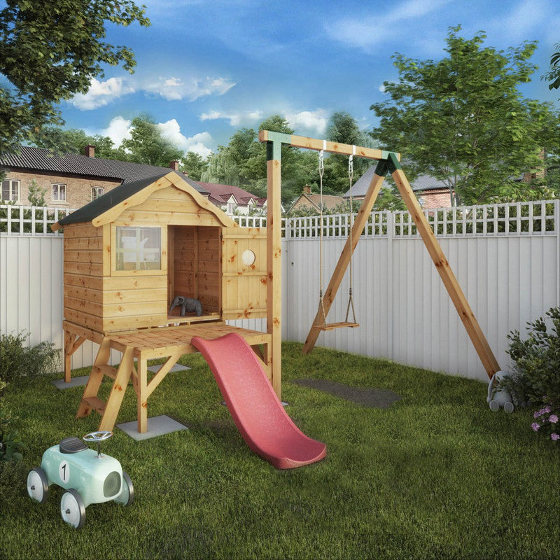 Snug Playhouse - Optional Tower With Slide or Activity Set, Learning SPACE