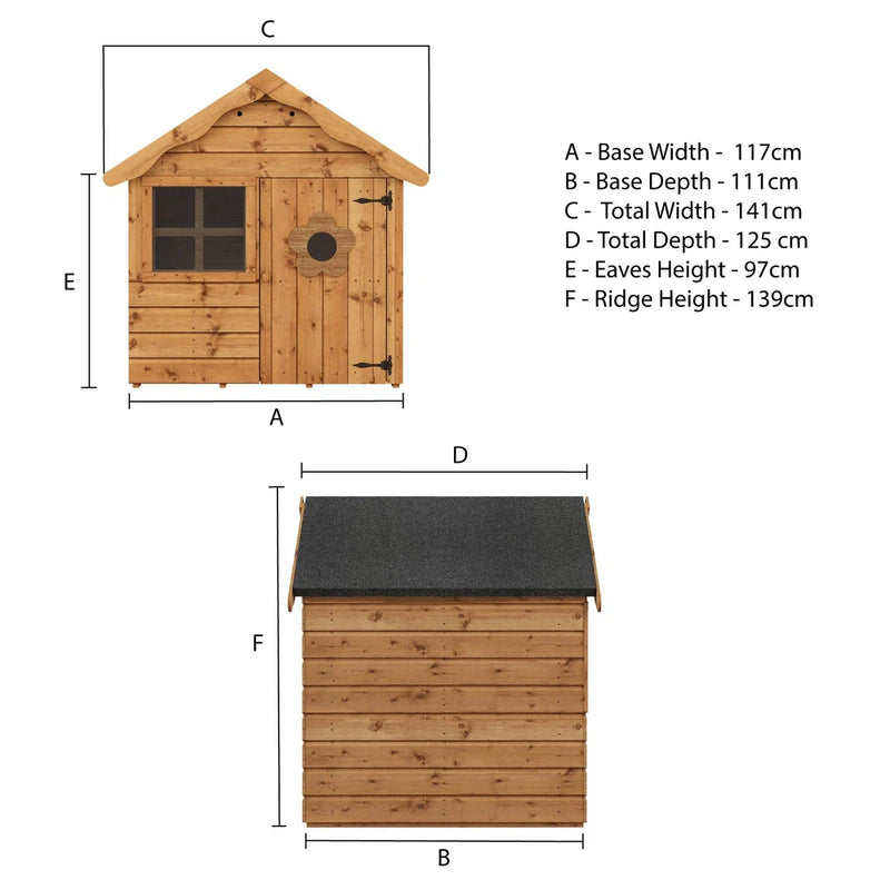 Snug Playhouse - Optional Tower With Slide or Activity Set, Learning SPACE
