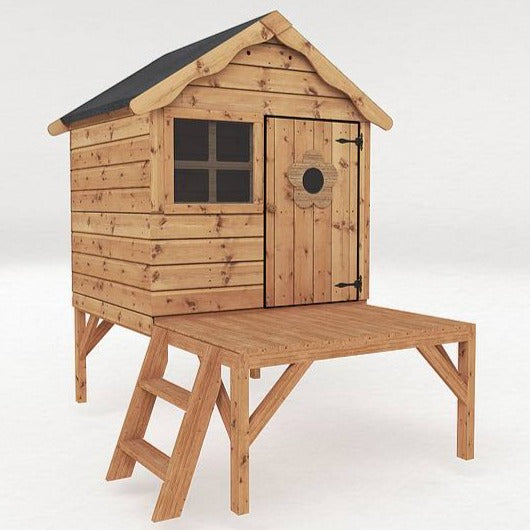 Snug Playhouse - Optional Tower With Slide or Activity Set, Tower No Install Learning SPACE