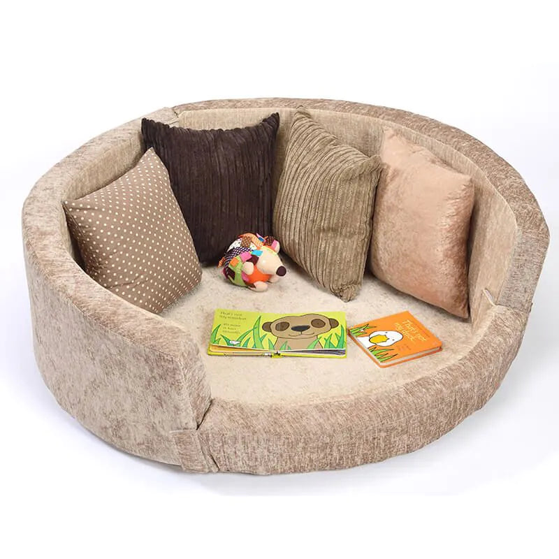 Snuggly Den, Caramel Chenille Learning SPACE
