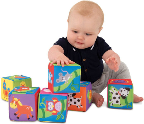 Soft Blocks - 6-AllSensory,Baby Sensory Toys,Baby Soft Toys,Building Blocks,Galt,Gifts For 3-6 Months,Gifts For 6-12 Months Old,Stacking Toys & Sorting Toys,Stock,Tactile Toys & Books-Learning SPACE