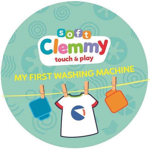 Soft Clemmy - Sensory Washing Machine-Baby & Toddler Gifts,Baby Sensory Toys,Baby Soft Toys,Baby Toys,Clementoni,Outer Space,Stacking Toys & Sorting Toys-Learning SPACE
