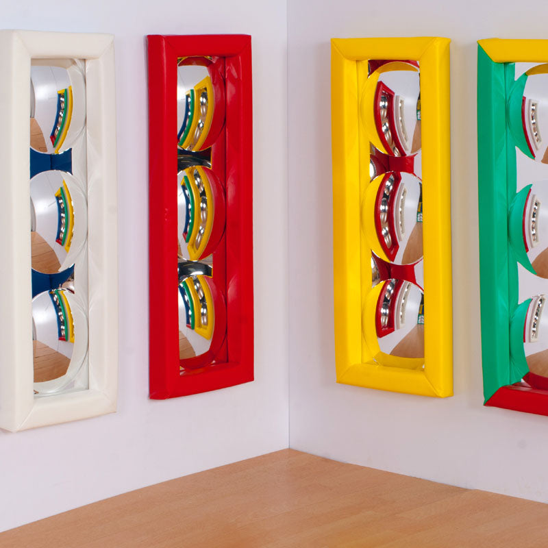 Soft Frame Mirror with 3 Dome Bubbles, Learning SPACE