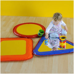 Soft Mirror Shapes (3 Pack)-AllSensory,Baby Sensory Toys,Baby Soft Play and Mirrors,Calming & Anxiety,Dropship,Helps With,Sensory Flooring,Sensory Mirrors,Sensory Seeking,Soft Frame Mirrors,Soft Play Sets,Stock-Learning SPACE