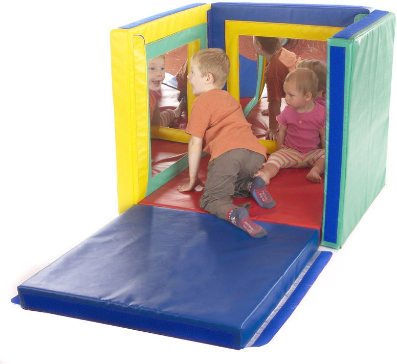 Soft Play Mirror Den (5 Panels - 3 with Mirrors), Learning SPACE