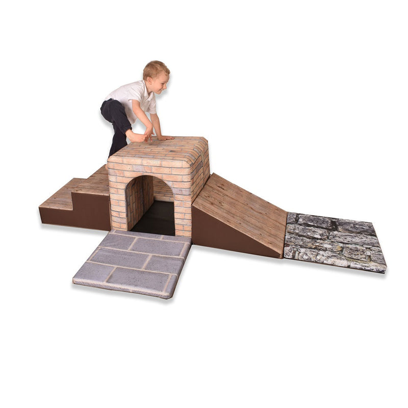 Soft Play Mountain Tunnel and Slide, Bricks Learning SPACE