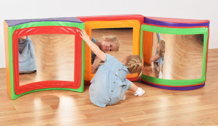 Soft Play Set - Triple Sensory Mirror, Learning SPACE